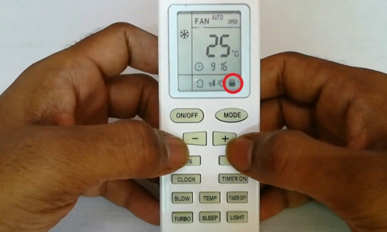 Điều khiển điều hòa không lên màn hình 3