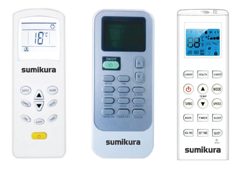 Điều khiển điều hòa không lên màn hình