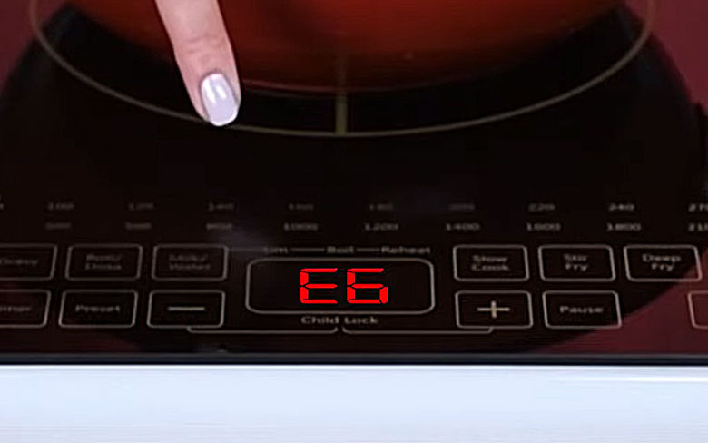 Lỗi E6 bếp từ là gì?