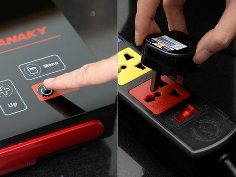 bếp hồng ngoại báo lỗi E0 3