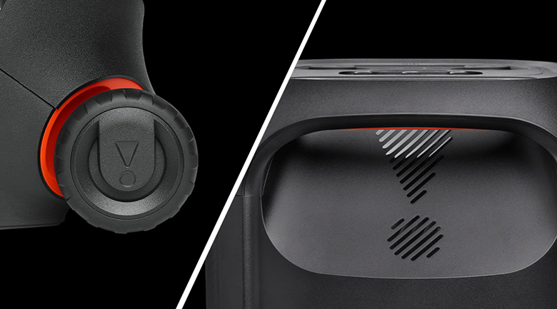 Loa Bluetooth JBL PARTYBOX 710 - Khả năng di động linh hoạt với hệ thống chân kéo