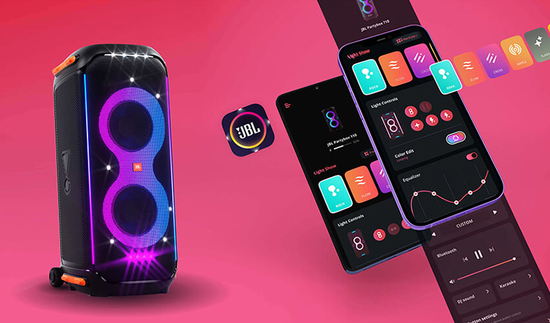Loa Bluetooth JBL PARTYBOX 710 - Khả năng điều khiển và tùy chỉnh từ xa hoàn hảo