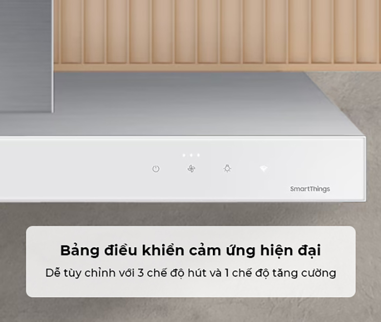 Máy hút mùi Samsung Bespoke NK36CB665WWHSV - Điều khiển cảm ứng hiện đại