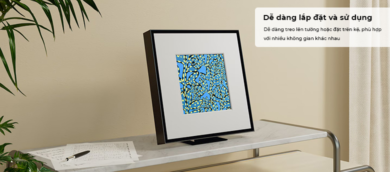 Loa khung tranh Samsung HW-LS60D/XV - Dễ dàng lắp đặt và sử dụng