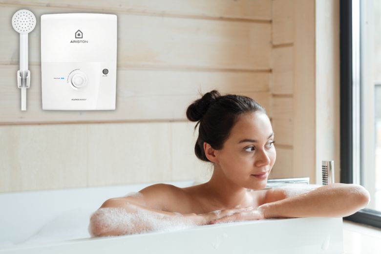  Bình nước nóng Ariston AURES EASY 3.5 trang bị chống giật ELCB an toàn