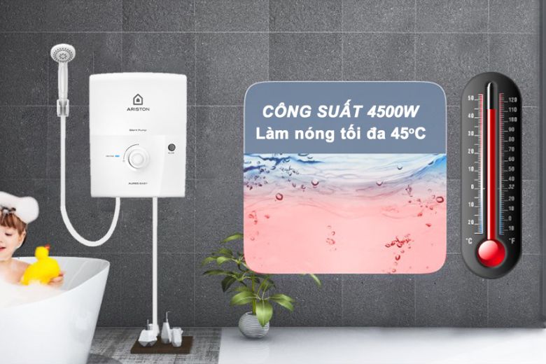  Bình nước nóng Ariston AURES EASY 4.5P - 3