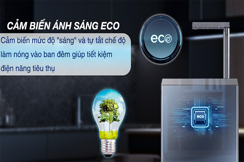 Công nghệ cảm biến ánh sáng ECO máy lọc nước RO Toshiba TWP-H2396SVN(W)