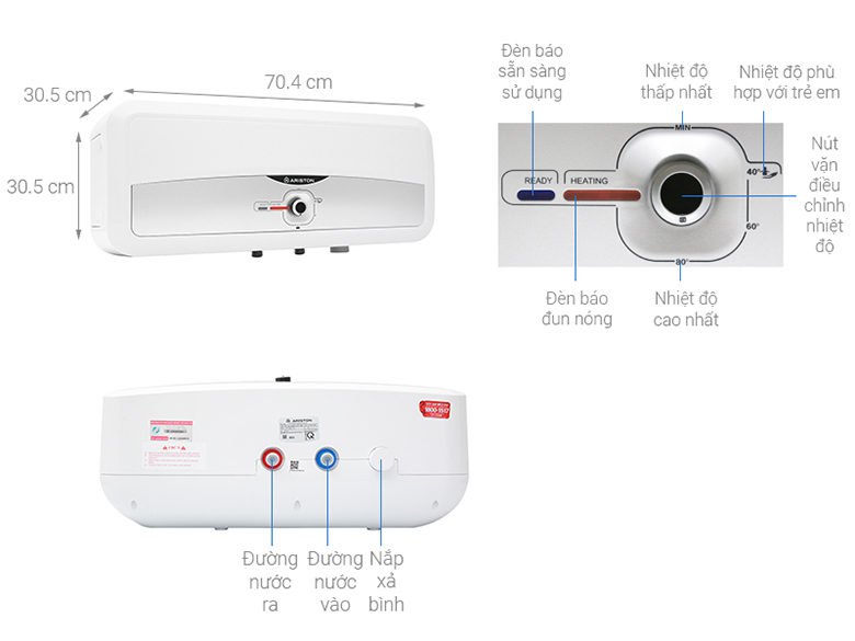 Bình nước nóng Ariston SL2 20RS 2.5FE