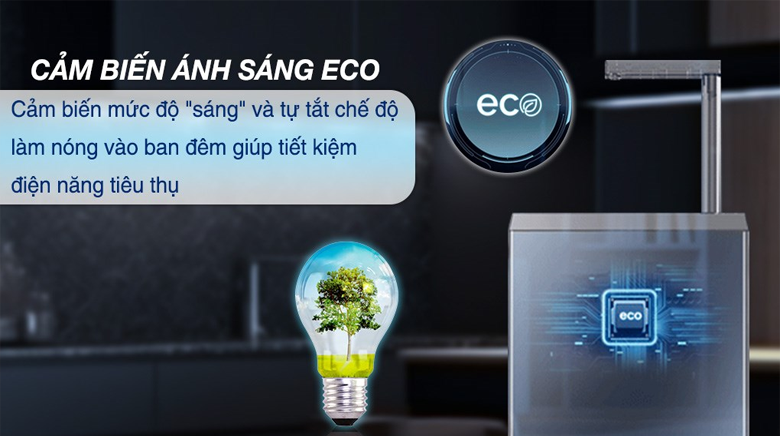 Chức năng ECO tiết kiệm điện tối ưu trên máy lọc nước Toshiba TWP-W2398SVN(M)