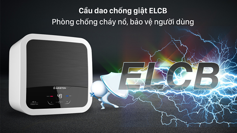 Bình nước nóng Ariston AN2 15 LUX-D AG+ - Trang bị hệ thống an toàn