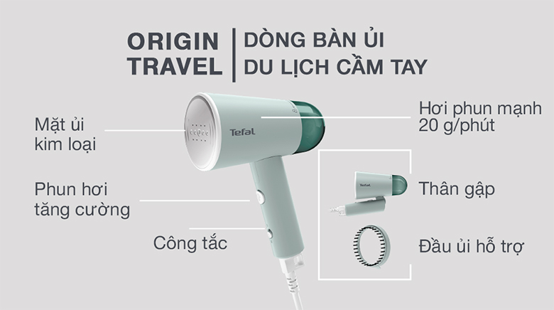 Bàn ủi hơi nước cầm tay DT1034E1 - Chức năng tự làm sạch