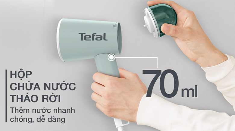 Bàn ủi hơi nước cầm tay DT1034E1 - Bình chứa nước dung tích hợp lý 