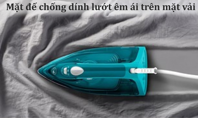 Bàn ủi hơi nước Tefal Express Steam FV2867E0 - Mặt đế chống dính Ceramic