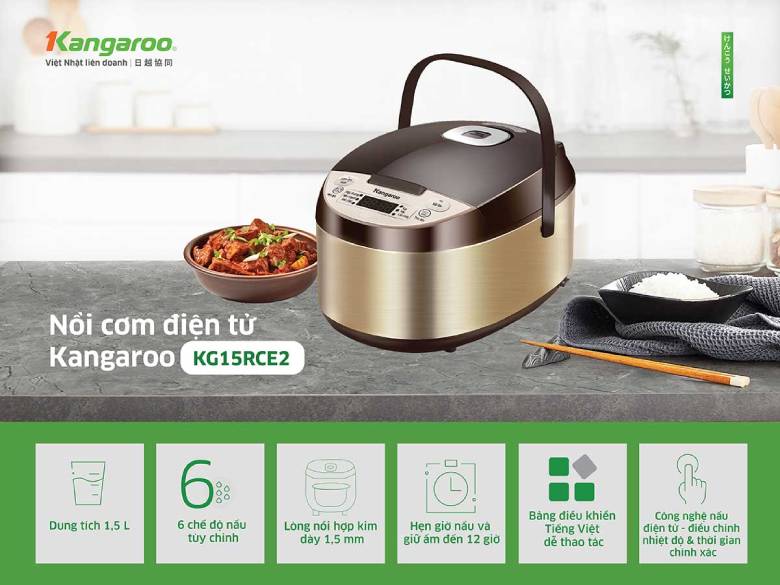  Nồi cơm điện Kangaroo KG15RCE2-1