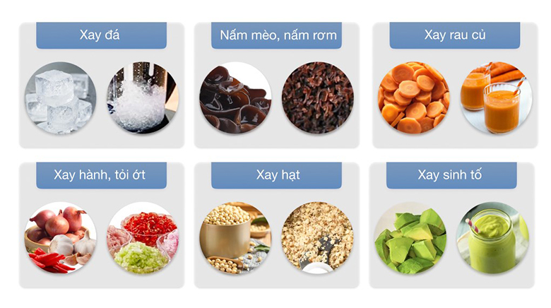 Máy xay sinh tố Toshiba BL-70PR1NV - Hoạt động mạnh mẽ, xay nhanh với công suất 700W 