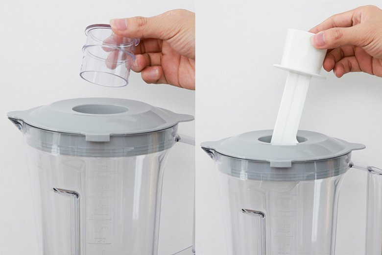 Máy xay sinh tố Toshiba MX-60T(H) - Trang bị nắp phụ tiện dụng