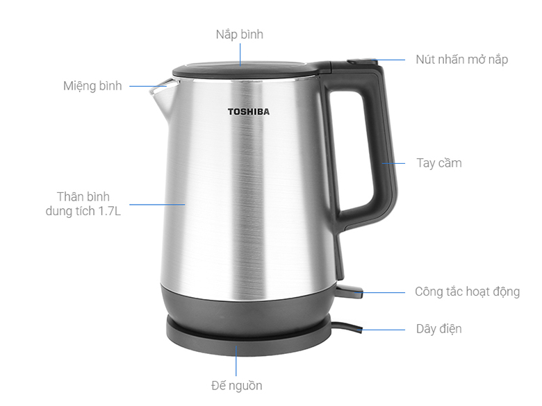 Ấm siêu tốc Toshiba KT-17DR1NV