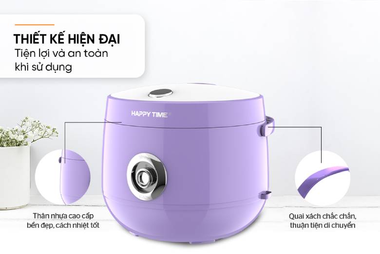 Nồi cơm điện Happytime 1.8 lít HTD8521V-1
