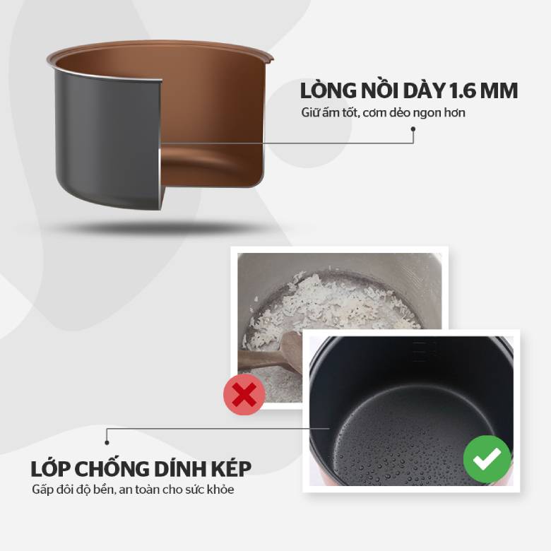 Nồi cơm điện Sunhouse 1.8 lít SHD8631 -4