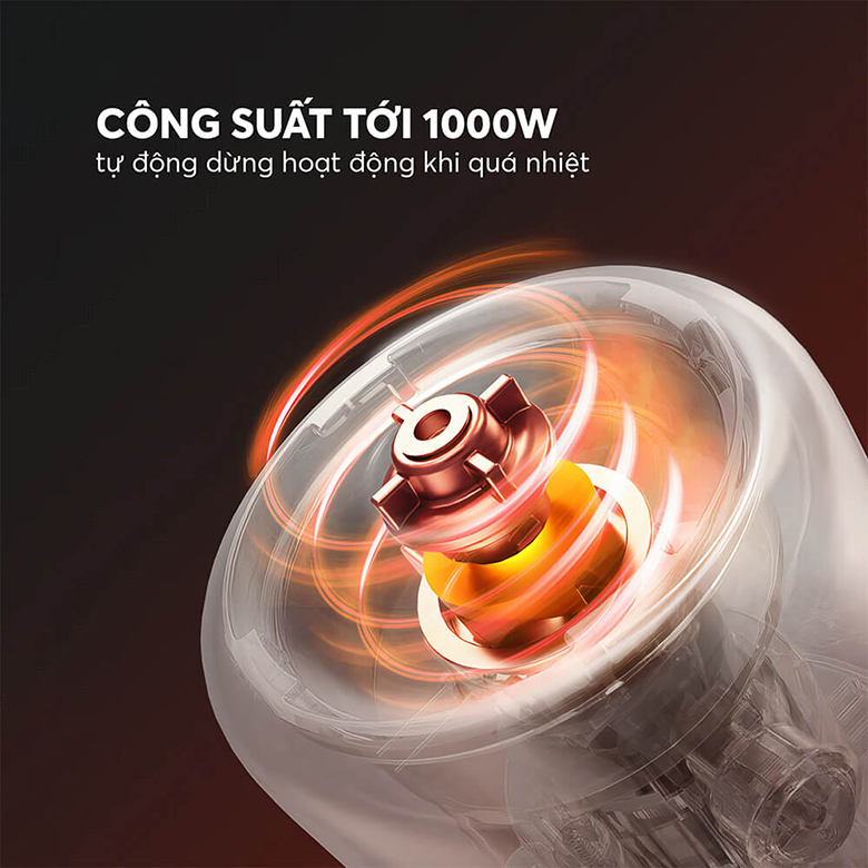 Máy xay cầm tay Elmich HBE-8666 - Công suất mạnh mẽ 1000W 