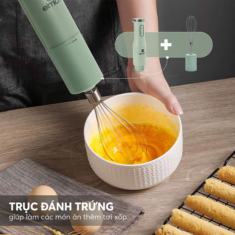 Máy xay cầm tay Elmich HBE-8666 - Trục đánh trứng