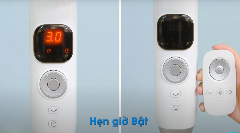 Quạt đứng Toshiba F-LSD10(H)VN Xám - Điều khiển từ xa tiện lợi 