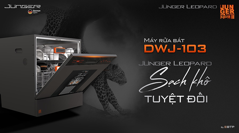 Máy rửa bát độc lập Junger Leopard DWJ-103