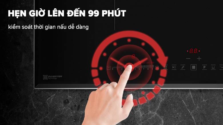  Bếp đôi điện từ Sunhouse Mama MMB9996 -5