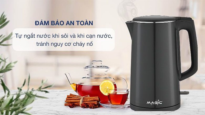 Ấm siêu tốc Magic 1.7 lít AC-40 - Tự động ngắt khi sôi an toàn