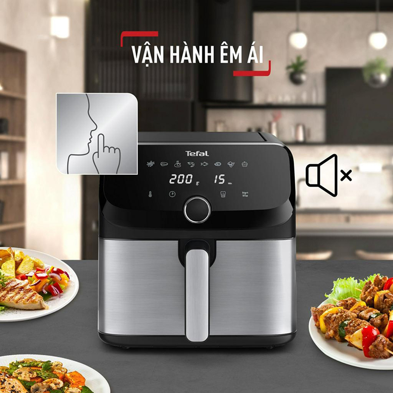 Nồi chiên không dầu EY855D68 7.5L - Vận hành êm ái, không gây tiếng ồn