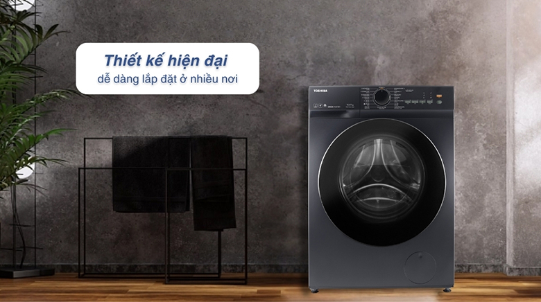 Máy giặt sấy Toshiba Inverter giặt 10.5 kg TWD-T21BU115UWV(MG) - Thiết kế hiện đại, sang trọng