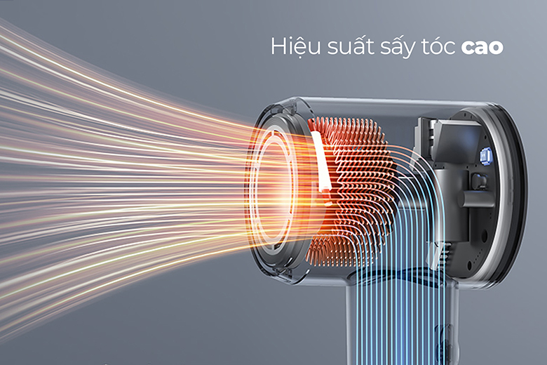 Máy sấy tóc Ion tốc độ cao Magic AC-382 - Công suất hoạt động cao