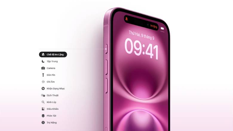 Màn hình cônng nghệ cao Điện thoại iPhone 16 Plus 256GB MXY13VN/A Pink