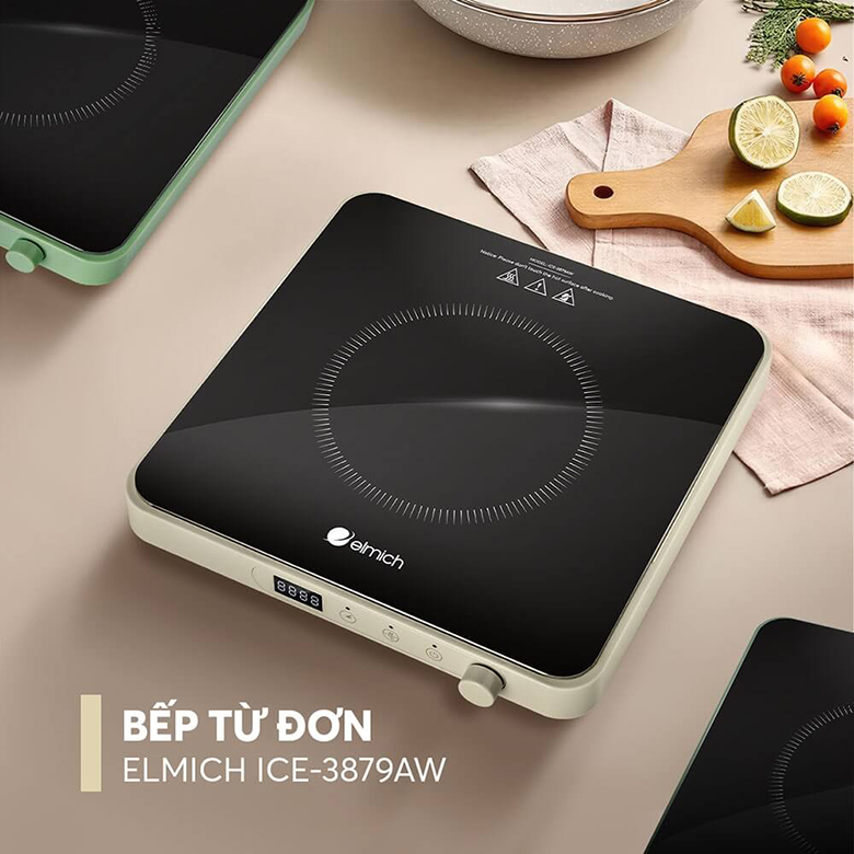 Bếp từ Elmich ICE-3879AW với những thiết kế cơ bản