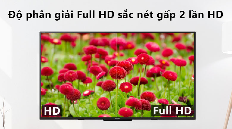 Tivi Sony 43W800F độ phân giải Full HD