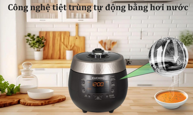 Hẹn giờ tiện lợi - Nồi cơm điện Cuckoo CRP-R0600F 1.08 lít 