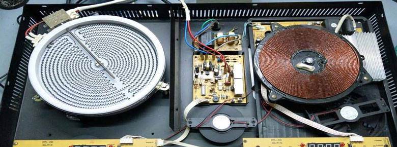 Lỗi E2 bếp từ do cảm biến nhiệt gặp trục trặc