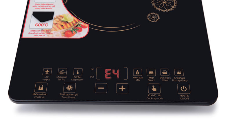Một số lưu ý để tránh lỗi E4 khi sử dụng bếp từ 