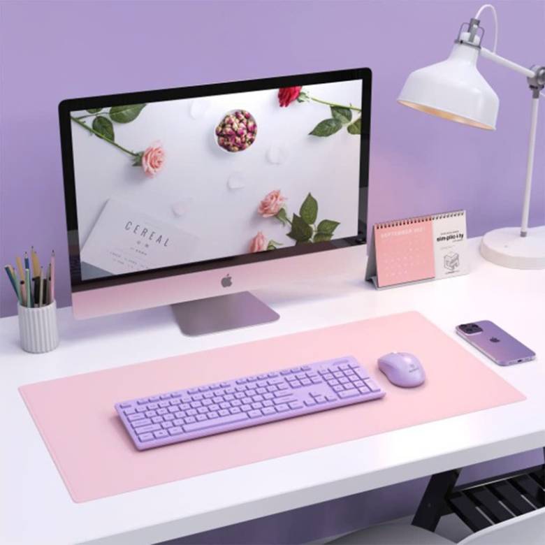 Bàn phím và chuột không dây MicroPack iFREE LITE 2 KM-237W-EN-PL tím