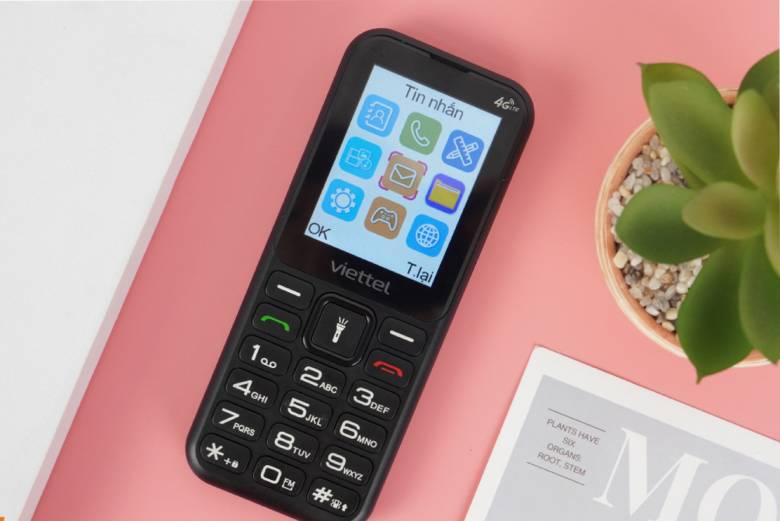 Điện thoại Viettel T2 4G Black
