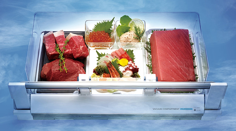 Tủ lạnh Hitachi R-HW620RV(X) - Ngăn chân không Vacuum Compartment