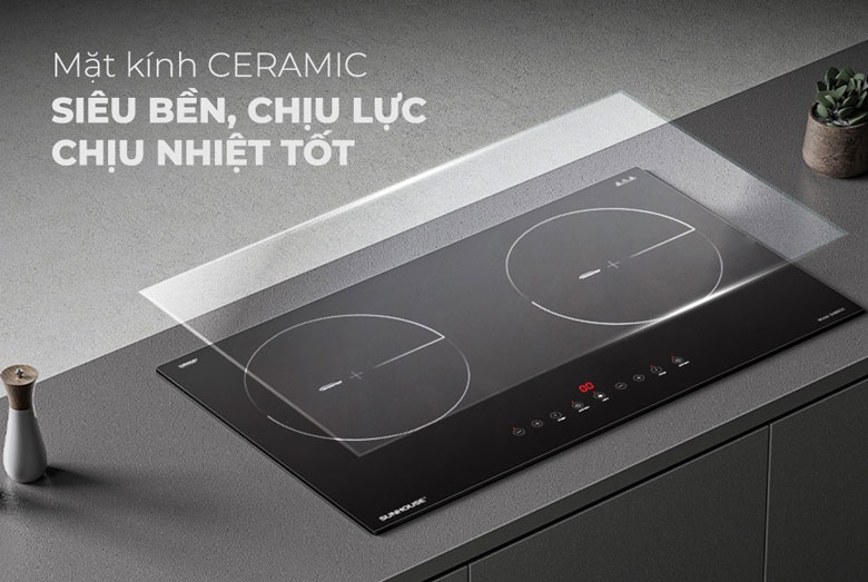 Mặt kính bếp từ Ceramic