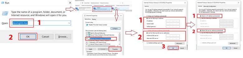 Cắm dây mạng vào laptop không nhận, đặt lại IP tĩnh cho máy tính