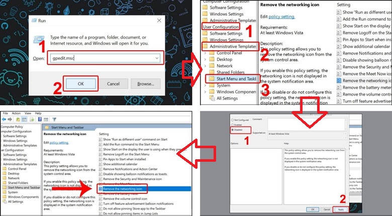 Lỗi laptop hay bị mất kết nối wifi kích hoạt trên Group Policy