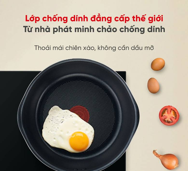 Chảo nồi có nắp 24cm xanh bơ G1748795 - Chống dính an toàn
