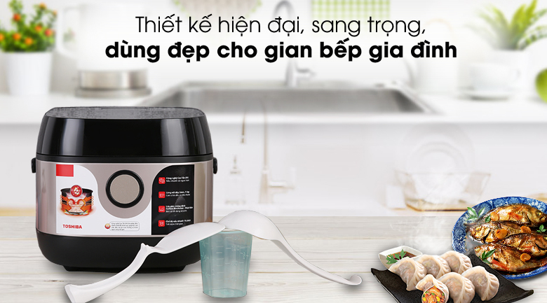 Có nên mua nồi cơm điện cao tần không? Nồi cơm điện tử cao tần Toshiba 1 lít RC-10IX1PV