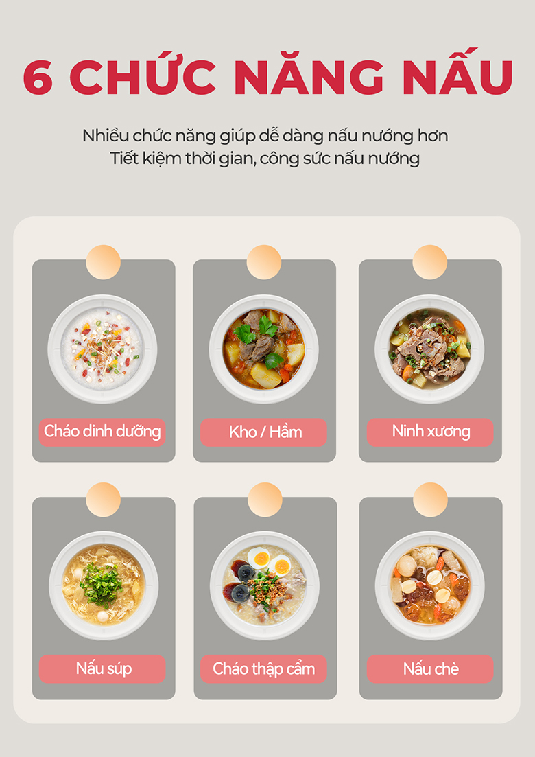 Nồi kho hầm đa năng A-050 Magic - Đa dạng chức năng nấu