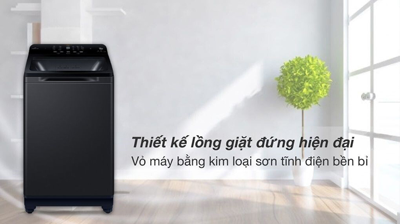 Máy giặt Aqua AQW-DR100JT BK  có sự thiết kế vượt trội so với những sản phẩm về trước