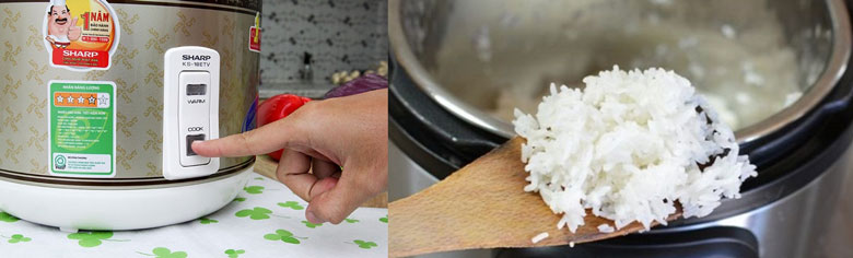 Lỗi nồi cơm điện do nồi không hoạt động, cơm không chín