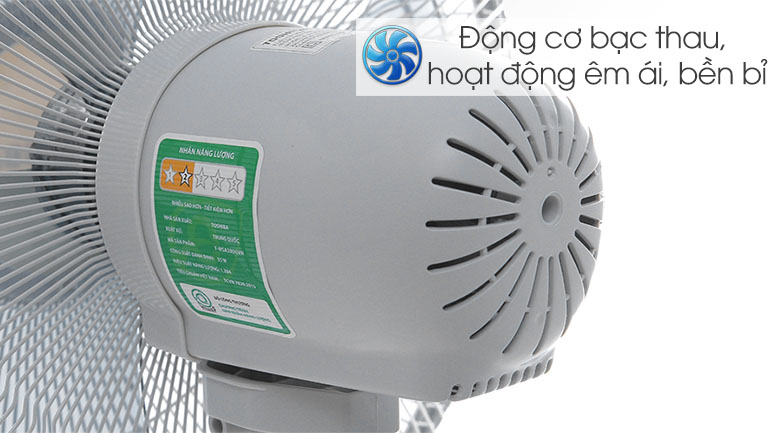 Quạt treo tường Toshiba F-WSA20(H)VN 55W - Vận hành êm ái, không gây ồn